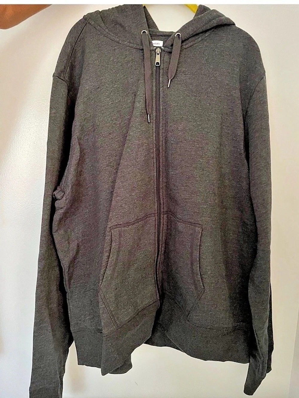 Amazon Essentials Men's Full-Zip Hooded Fleece Sweatshirt Gray XXL